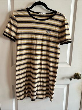 Vans Striped T-Shirt Dress